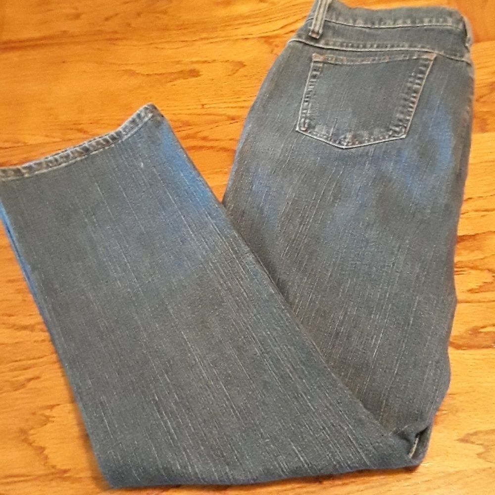 Riders Straight Leg Size 14 M Blue Jeans
